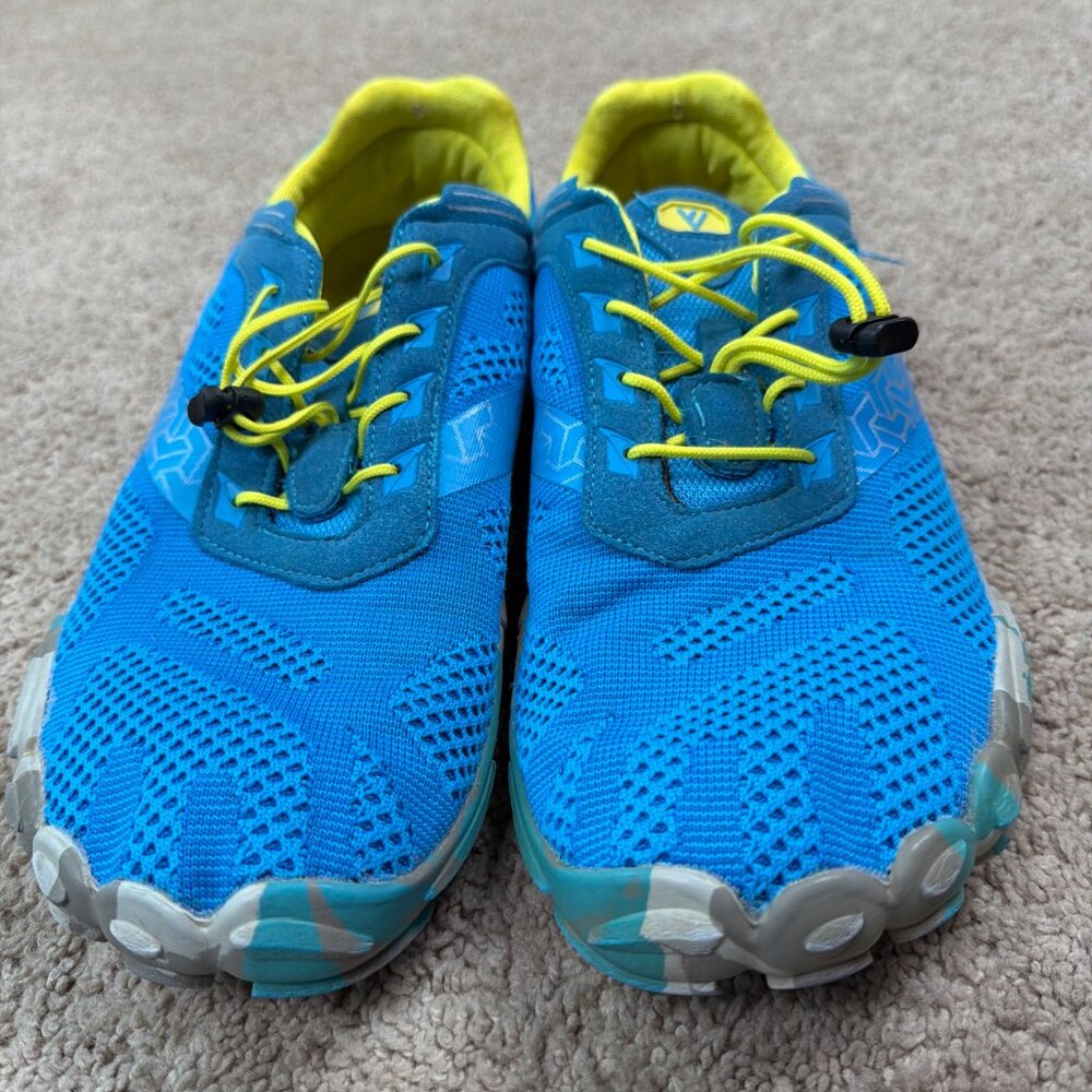 Whitin Barefoot Shoes Mens 11 Blue Water Excursion Hiking Trailrunner Wide Toe - Picture 2 of 8